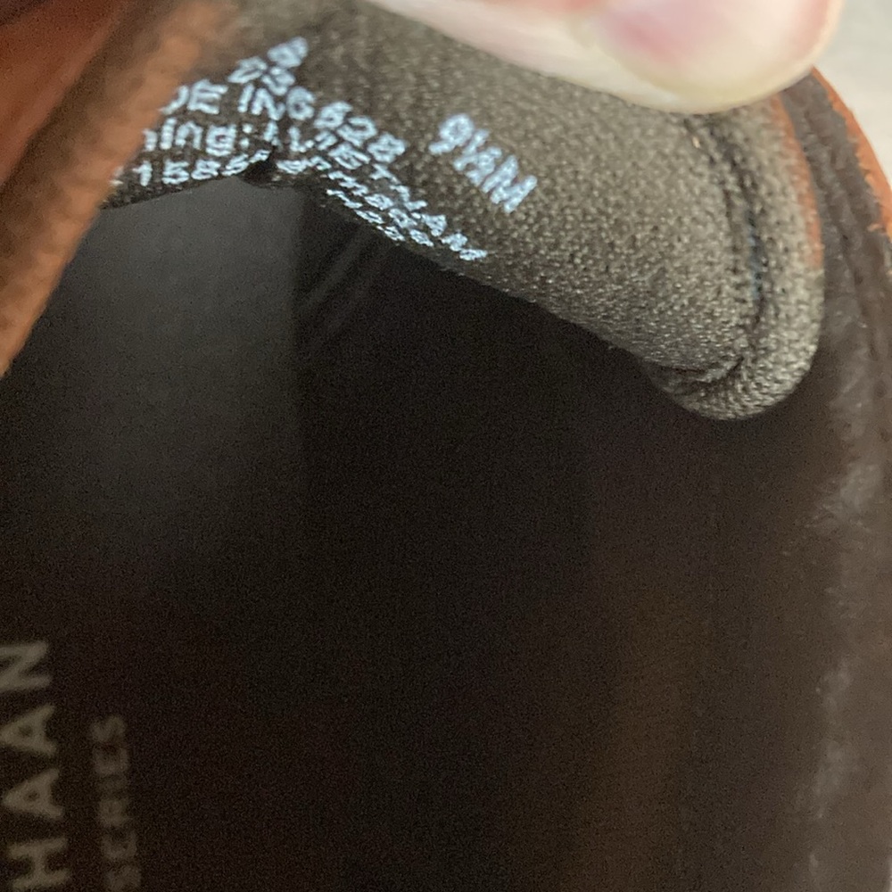 Cole Haan Men's Tan High Top shoes; size 9.5M - Picture 3 of 8